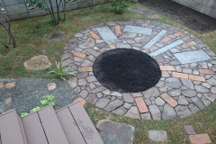 アプローチの庭