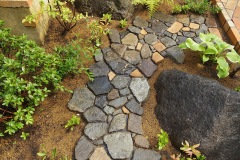 パティオのある庭